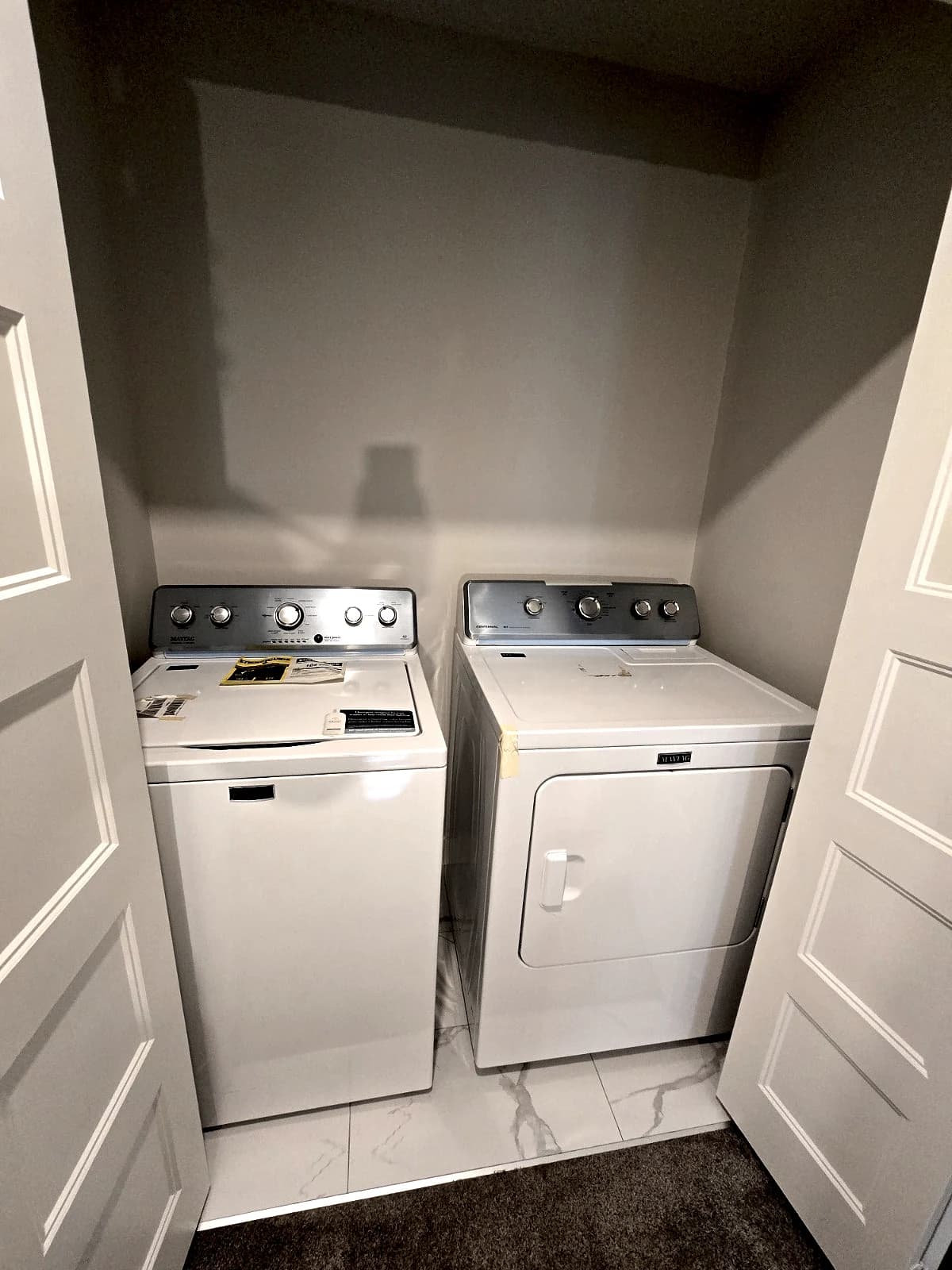 In-home laundry at the Maitland townhouse