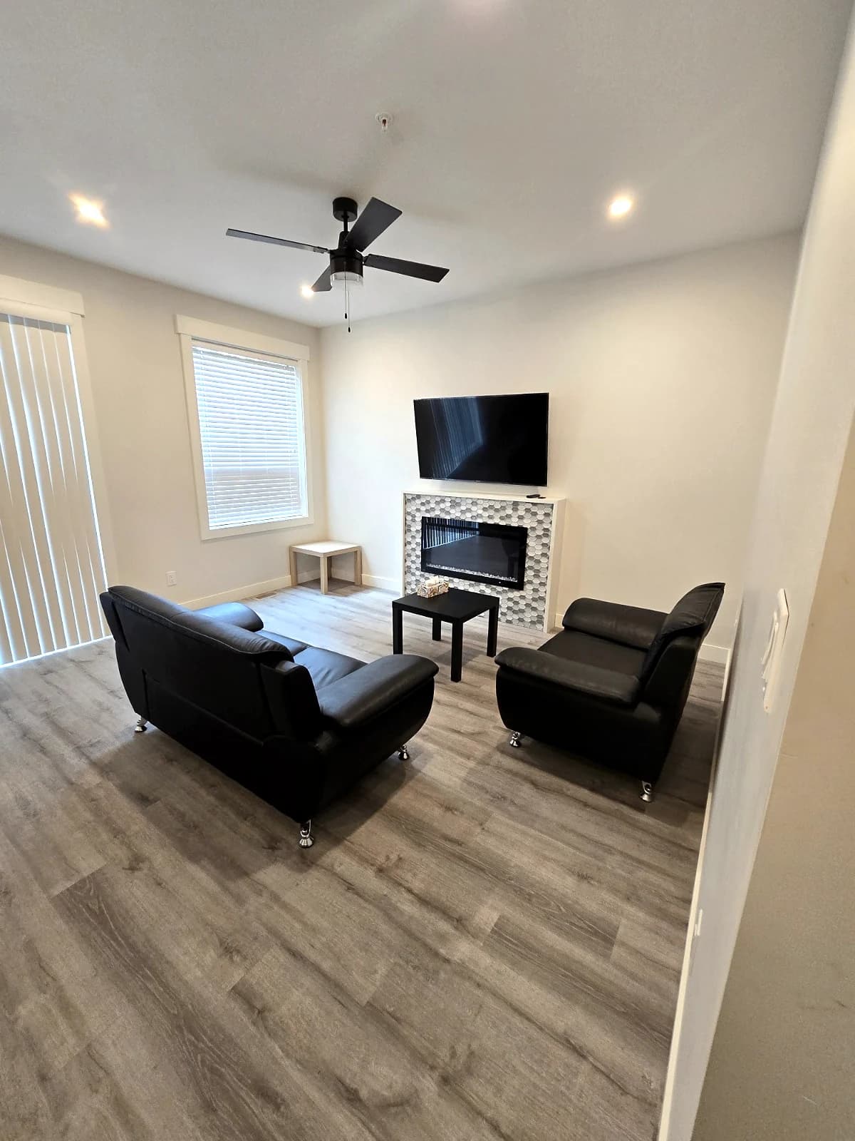 Living room at the Maitland townhouse