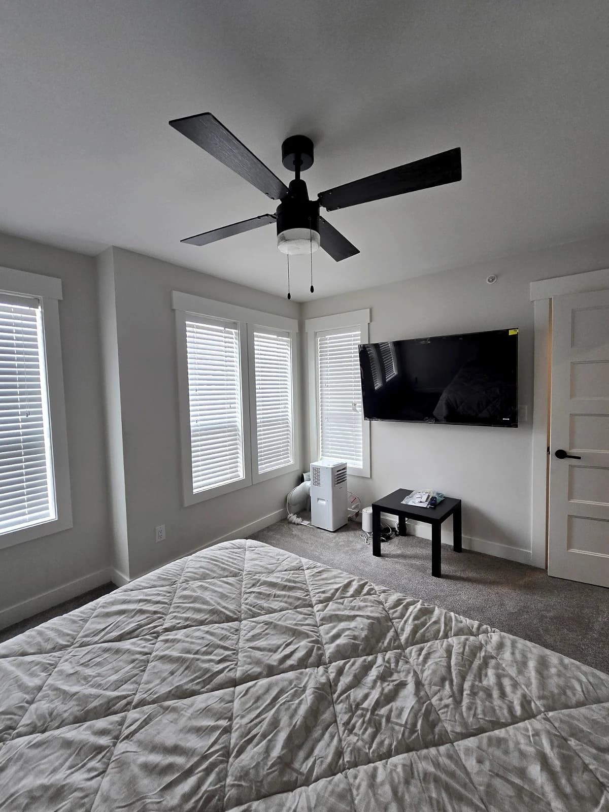 Primary bedroom TV at the Maitland townhouse